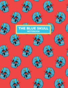 Paperback The Blue Devil Skull Notebook: Lined, Soft Cover, Letter Size (8.5x11) Ruled Notebook & Journal for students, Kids & Teens. For school and college, w Book
