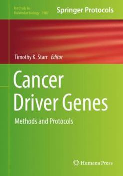 Hardcover Cancer Driver Genes: Methods and Protocols Book