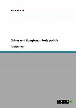 Paperback Chinas und Hongkongs Sozialpolitik [German] Book