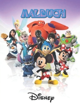 Disney Malbuch: Disney Malbuch +50 Malvorlagen, süßes Geschenk für Kinder, für Mädchen, für Jugendliche und Erwachsene, die Disney lieben: Disney ... neueste Ausgabe 2020. (German Edition)