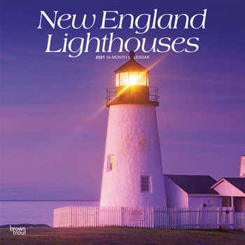 Calendar Lighthouses, New England 2021 Square Book