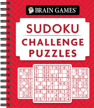 Spiral-bound Brain Games - Sudoku Challenge Puzzles Book