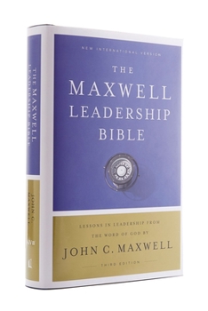 Hardcover Niv, Maxwell Leadership Bible, 3rd Edition, Hardcover, Comfort Print Book