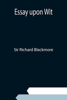 Paperback Essay upon Wit Book