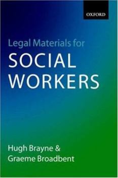 Paperback Legal Materials for Social Workers Book