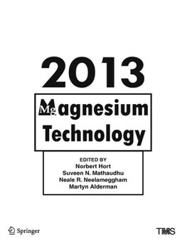 Hardcover Magnesium Technology 2013 Book