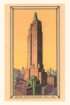 Paperback Vintage Journal Empire State Building, 1932, New York City Book