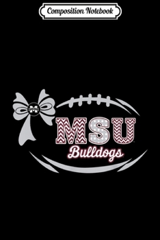 Paperback Composition Notebook: Mississippi State Bulldogs Football Pattern Journal/Notebook Blank Lined Ruled 6x9 100 Pages Book