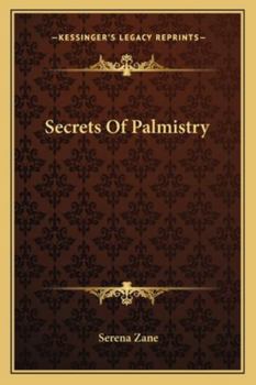 Paperback Secrets Of Palmistry Book