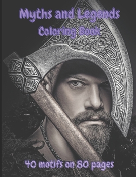 Paperback Myths and Legends Coloring Book: 40 motifs on 80 pages [German] Book