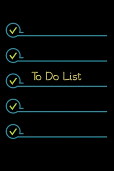 Paperback To Do List: Notebook To Do List Journal Daily Organizer Daily Work Task Checklist Book