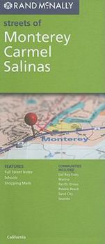Paperback Rand McNally Streets of Monterey, Carmel/ Salinas Book