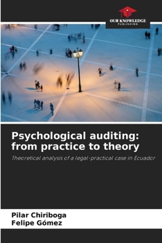 Paperback Psychological auditing: from practice to theory Book