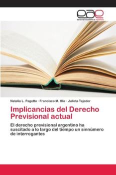 Paperback Implicancias del Derecho Previsional actual [Spanish] Book