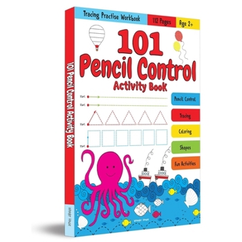 Paperback 101 Pencil Control Activity Book: Tracing Practise Book
