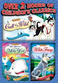 DVD Call Of The Wild/Moby Dick/White Fang Book
