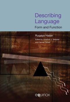 Paperback Describing Language: Form and Function Book