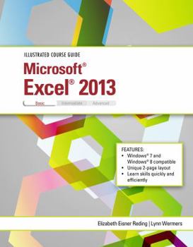 Spiral-bound Illustrated Course Guide: Microsoft Excel 2013 Basic Book