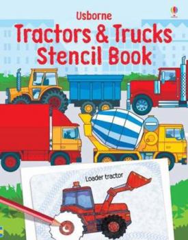 Hardcover Tractor & Trucks (Stencil Book) Book