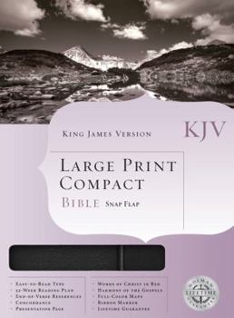 Bonded Leather Large Print Compact Bible-KJV-Magnetic Closure [Large Print] Book