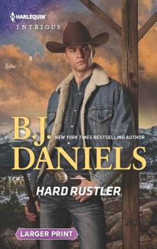 Mass Market Paperback Hard Rustler [Large Print] Book