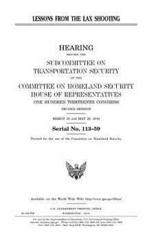 Paperback Lessons from the LAX shooting Book