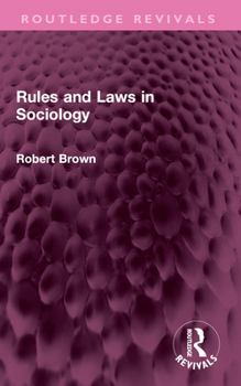 Paperback Rules and Laws in Sociology Book