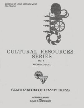 Paperback Stabilization of the Lowry Ruins Book