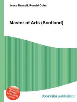 Paperback Master of Arts (Scotland) Book