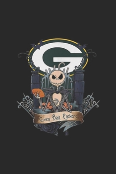 g: Halloweens Greens Bay Packer  Journal/Notebook Blank Lined Ruled 6x9 100 Pages