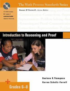 Paperback Introduction to Reasoning and Proof, Grades 6-8 Book