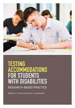 Hardcover Testing Accommodations for Students with Disabilities: Research-Based Practice Book