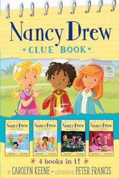 Hardcover Nancy Drew Clue Book 4 Books in 1]: Pool Party Puzzler; Last Lemonade Standing; A Star Witness; Big Top Flop Book