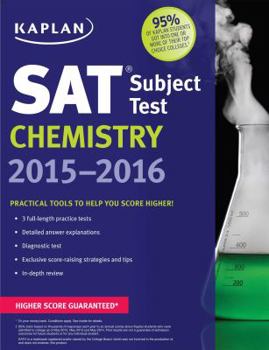 Paperback Kaplan SAT Subject Test Chemistry 2015-2016 (Kaplan Test Prep) Book
