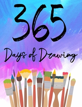 Paperback 365 Days of Drawing: A Creative Exercise for Every Day of the Year Book
