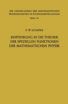 Paperback Einführung in Die Theorie Der Speziellen Funktionen Der Mathematischen Physik [German] Book