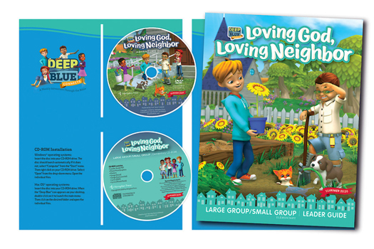 Paperback Deep Blue Connects Large Group/Small Group Kit Summer 2020: Loving God, Loving Neighbor Ages 6 & Up Book