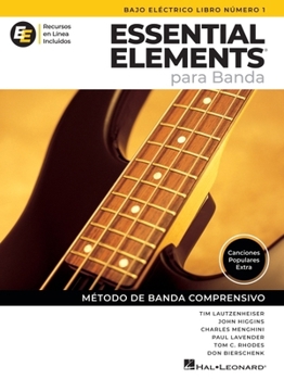 Essential Elements for Band - Electric Bass Book 1 with Online Resources: Spanish Edition