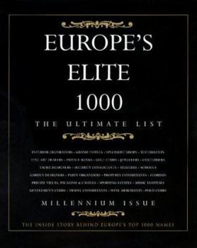 Hardcover Europe's Elite 1000: The Ultimate List Book