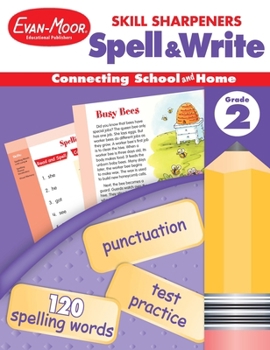 Paperback Skill Sharpeners: Spell & Write, Grade 2 Workbook Book