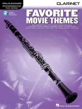 Paperback Favorite Movie Themes - Clarinet Play-Along (Book/Online Audio) Book