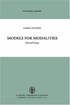 Hardcover Models for Modalities: Selected Essays Book