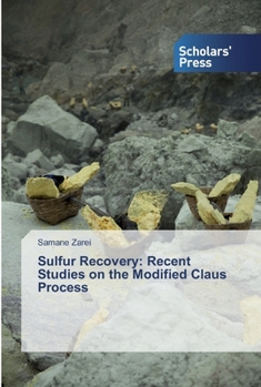 Paperback Sulfur Recovery: Recent Studies on the Modified Claus Process Book