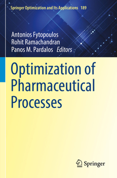 Paperback Optimization of Pharmaceutical Processes Book