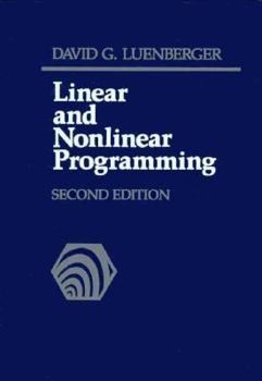 Hardcover Linear and Nonlinear Programming Book
