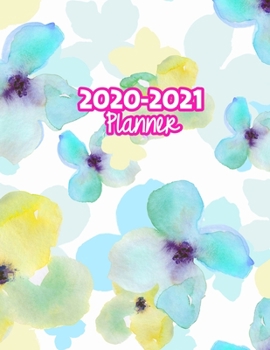 2020-2021 Planner: Two Year Calendar Organizer and Goal Journal | January 2020 - December 2021 Daily, Weekly and Monthly Planner Book with Back Sticker Expression Wall for 2 Years | Design Code 219965