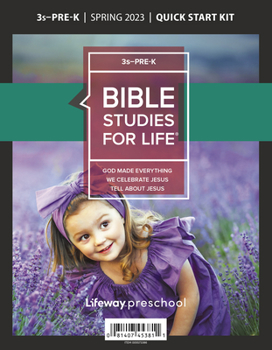 Hardcover Bible Studies for Life: 3s-Pre-K Quick Start Kit Spring 2023 Book