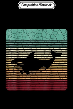 Composition Notebook: Killer Whale Orca Retro Vintage NOVELTY BIRTHDAY Gift Journal/Notebook Blank Lined Ruled 6x9 100 Pages
