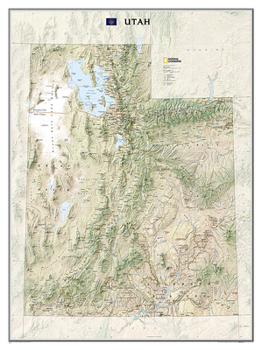 Map National Geographic Utah Wall Map - Laminated (30.25 X 40.5 In) Book