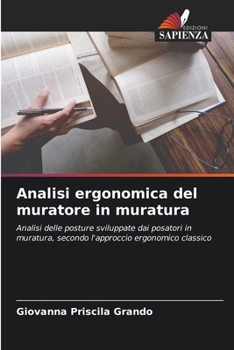 Paperback Analisi ergonomica del muratore in muratura [Italian] Book